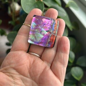 Beautiful Dichroic Glass Pendant